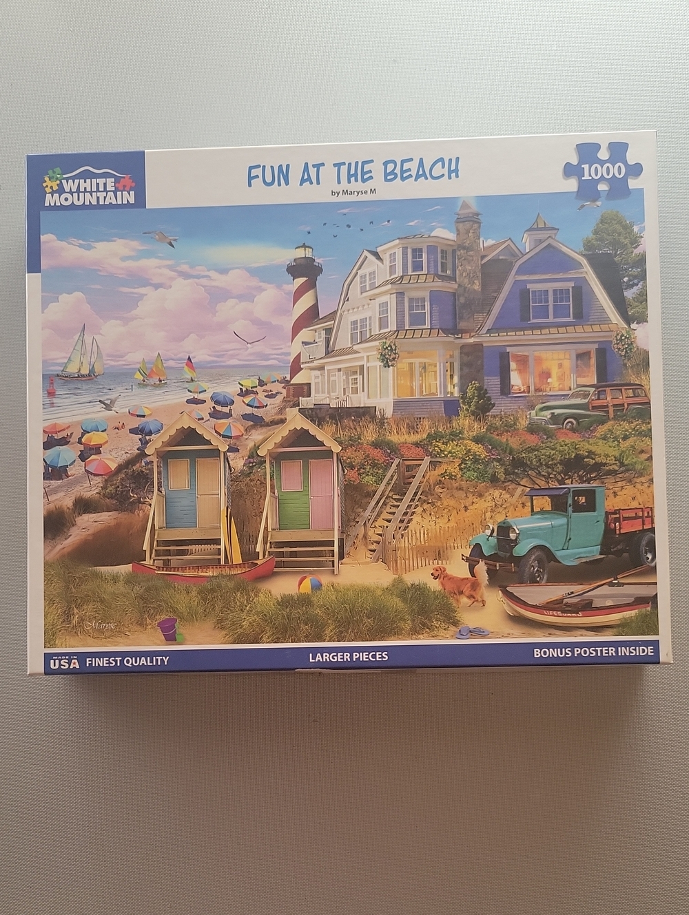 White Mountain Fun at the Beach Puzzle
